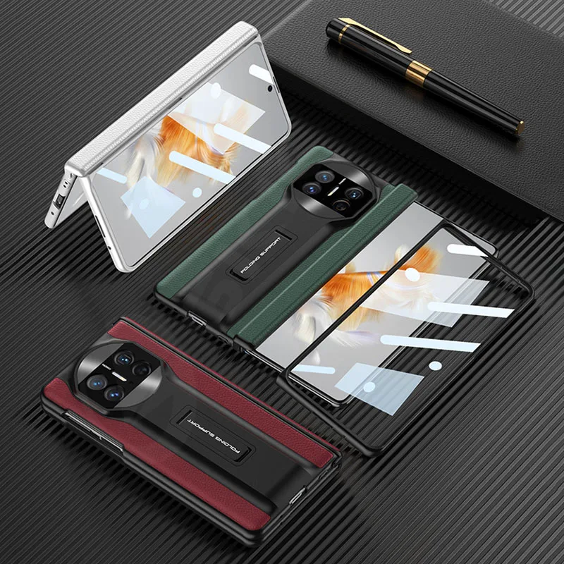 Кожаный чехол с магнитной петлей, защитный чехол для Huawei Mate X3 Matex3, чехол с защитной пленкой, жесткий пластиковый чехол для Mate X3
Кожаный чехол с магнитной петлей, защитный чехол для Huawei Mate X3 Matex3, чехол с защитной пленкой, жесткий пластиковый чехол для Mate X3