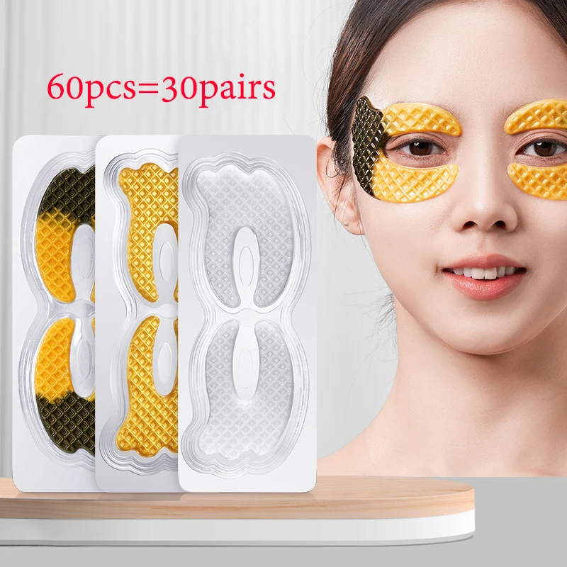 60pcs=30pairs BIOAQUA Crystal Collagen Gold Eye Mask Anti-wrinkle Moisturizing Anti Dark Circles Eye Patches for Skin Care
60pcs=30pairs BIOAQUA Crystal Collagen Gold Eye Mask Anti-wrinkle Moisturizing Anti Dark Circles Eye Patches for Skin Care