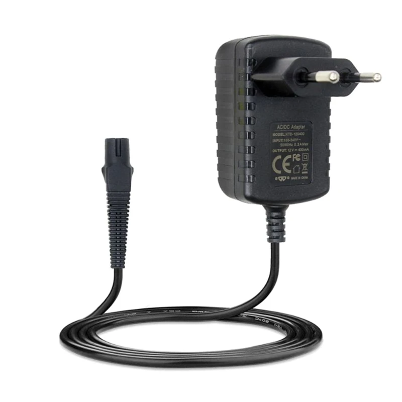 EU Plug 12V 0.4A Shaver Charger Compatible with Brauns Series 9 7 5 4 3 2 1 Electric Razor Shaver Replacement Power Cord
EU Plug 12V 0.4A Shaver Charger Compatible with Brauns Series 9 7 5 4 3 2 1 Electric Razor Shaver Replacement Power Cord