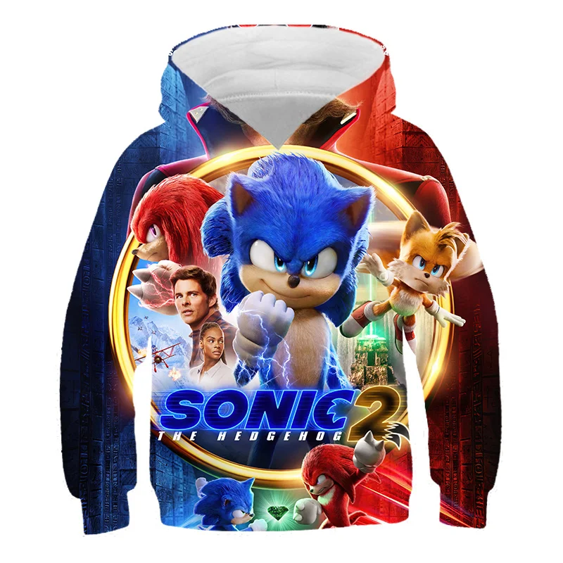 Sonic 2 Boys Clothes Sonic Hoodies Summer Kids Baby Cartoon Shorts Girls Sweatshirts Sport Children Clothing 4-14 Years Hoodie
Sonic 2 Boys Clothes Sonic Hoodies Summer Kids Baby Cartoon Shorts Girls Sweatshirts Sport Children Clothing 4-14 Years Hoodie