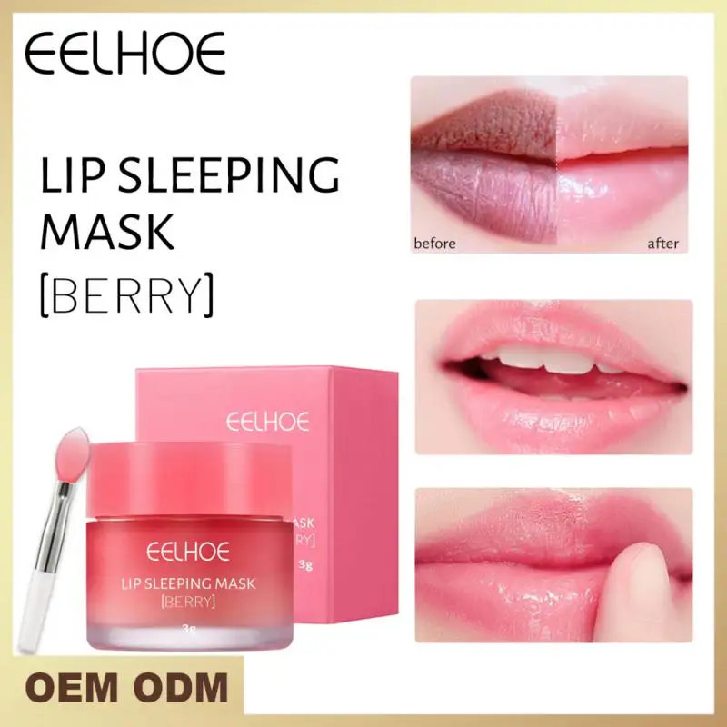 Moisturizing Lip Mask Berry Essence Hydrating Nourishing Repair Removing Dead Skin Sleep Lip Mask With Lip Brush Lip Care TSLM1
Moisturizing Lip Mask Berry Essence Hydrating Nourishing Repair Removing Dead Skin Sleep Lip Mask With Lip Brush Lip Care TSLM1