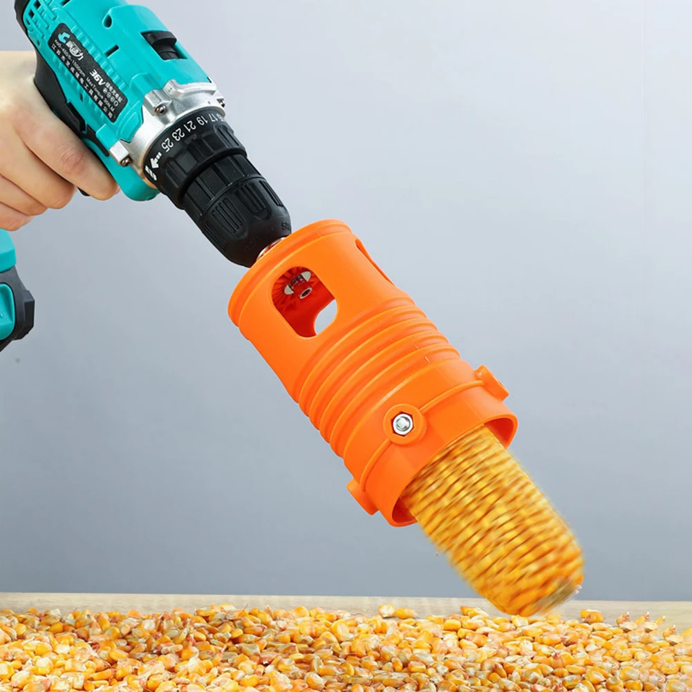 

Electric Drill Corn Planing Fitting Fully Auto Quickly Remove Corn Kernels Kernels Separating Machine for Electric Drill