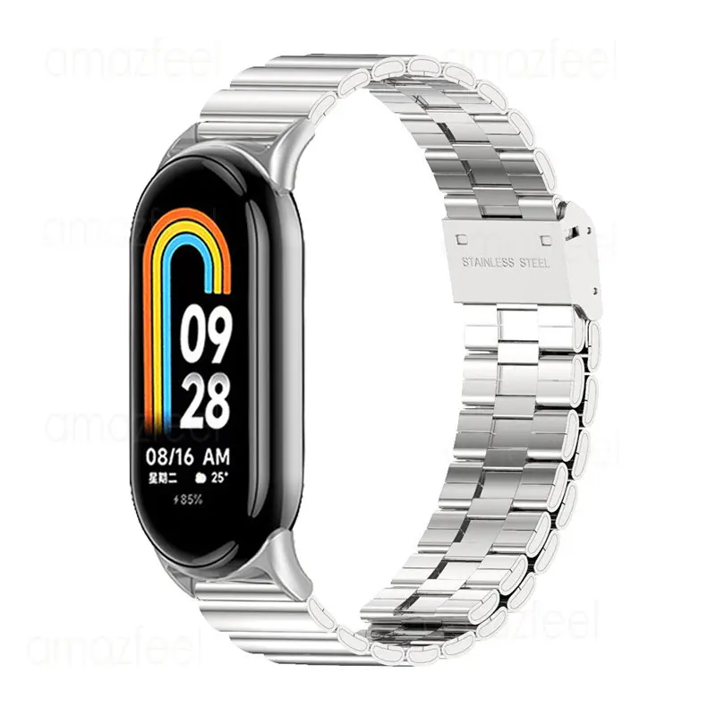 Watchband for Xiaomi Mi Band 8 NFC Stainless Steel band Accessories Strap for miband 8 Wristband for mi band 8 Metal Bracelets
Watchband for Xiaomi Mi Band 8 NFC Stainless Steel band Accessories Strap for miband 8 Wristband for mi band 8 Metal Bracelets