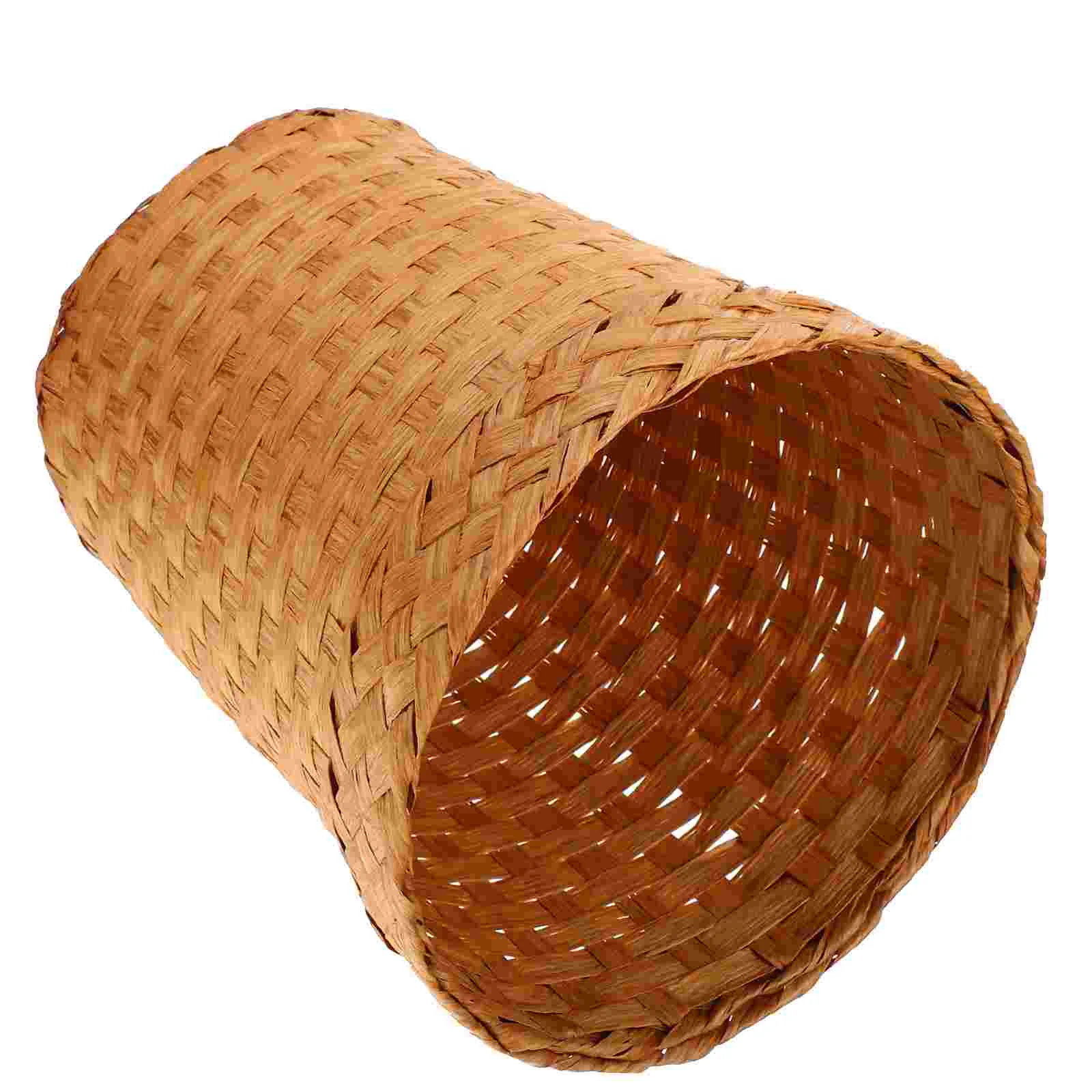 Basket Trash Can Waste Woven Wicker Storage For Rattan Baskets Bathroom Bedroom Garbage Paper Wastebasket Laundry Bin Small
Basket Trash Can Waste Woven Wicker Storage For Rattan Baskets Bathroom Bedroom Garbage Paper Wastebasket Laundry Bin Small