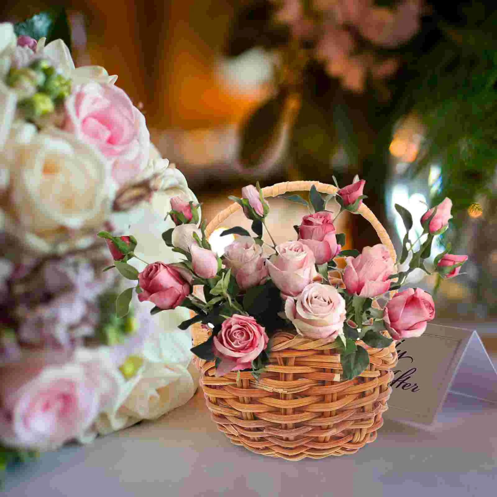 4pcs Mini Flower Basket Small Woven Basket Decorative Mini Basket Mini Rattan Baskets
4pcs Mini Flower Basket Small Woven Basket Decorative Mini Basket Mini Rattan Baskets