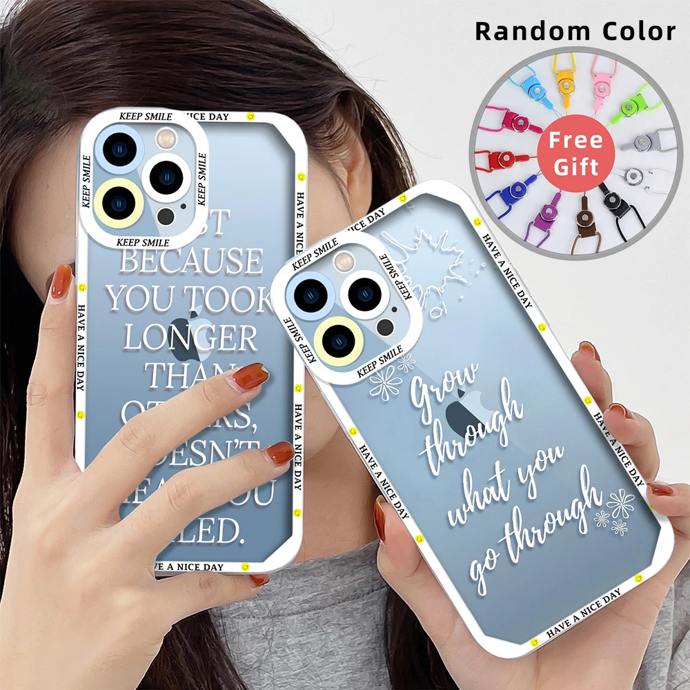 For IPhone 13 12 11 Pro Max Mini Cover Word Label Phone Case 7 8 Plus SE 2020 2022 XS X XR Transparent Soft TPU Bumper Fundas
For IPhone 13 12 11 Pro Max Mini Cover Word Label Phone Case 7 8 Plus SE 2020 2022 XS X XR Transparent Soft TPU Bumper Fundas