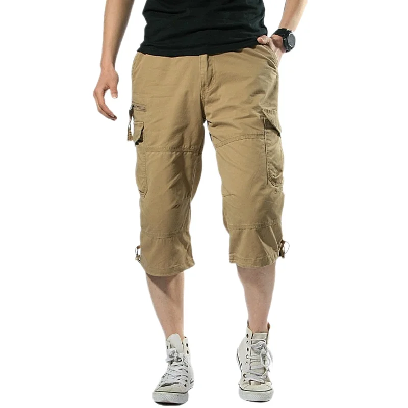 Long Length Cargo Shorts Men 2022 Summer Knee Multi Pocket Casual Cotton Elastic Waist Bermudas Male Military Style Hot o Shorts 
Long Length Cargo Shorts Men 2022 Summer Knee Multi Pocket Casual Cotton Elastic Waist Bermudas Male Military Style Hot o Shorts