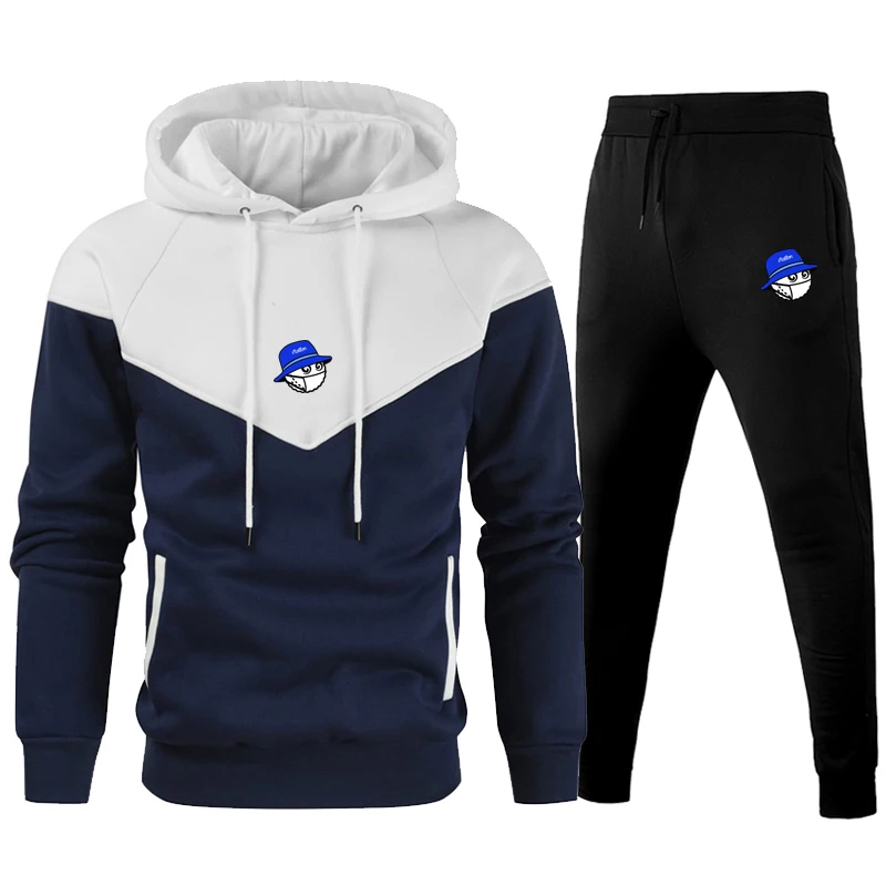 New Malbon Golf Men Hoodies Patchwork Sweatshirt+Sweatpants Suit Autumn Winter Warm Tracksuit Sets Men's Hooded Outwear
New Malbon Golf Men Hoodies Patchwork Sweatshirt+Sweatpants Suit Autumn Winter Warm Tracksuit Sets Men's Hooded Outwear