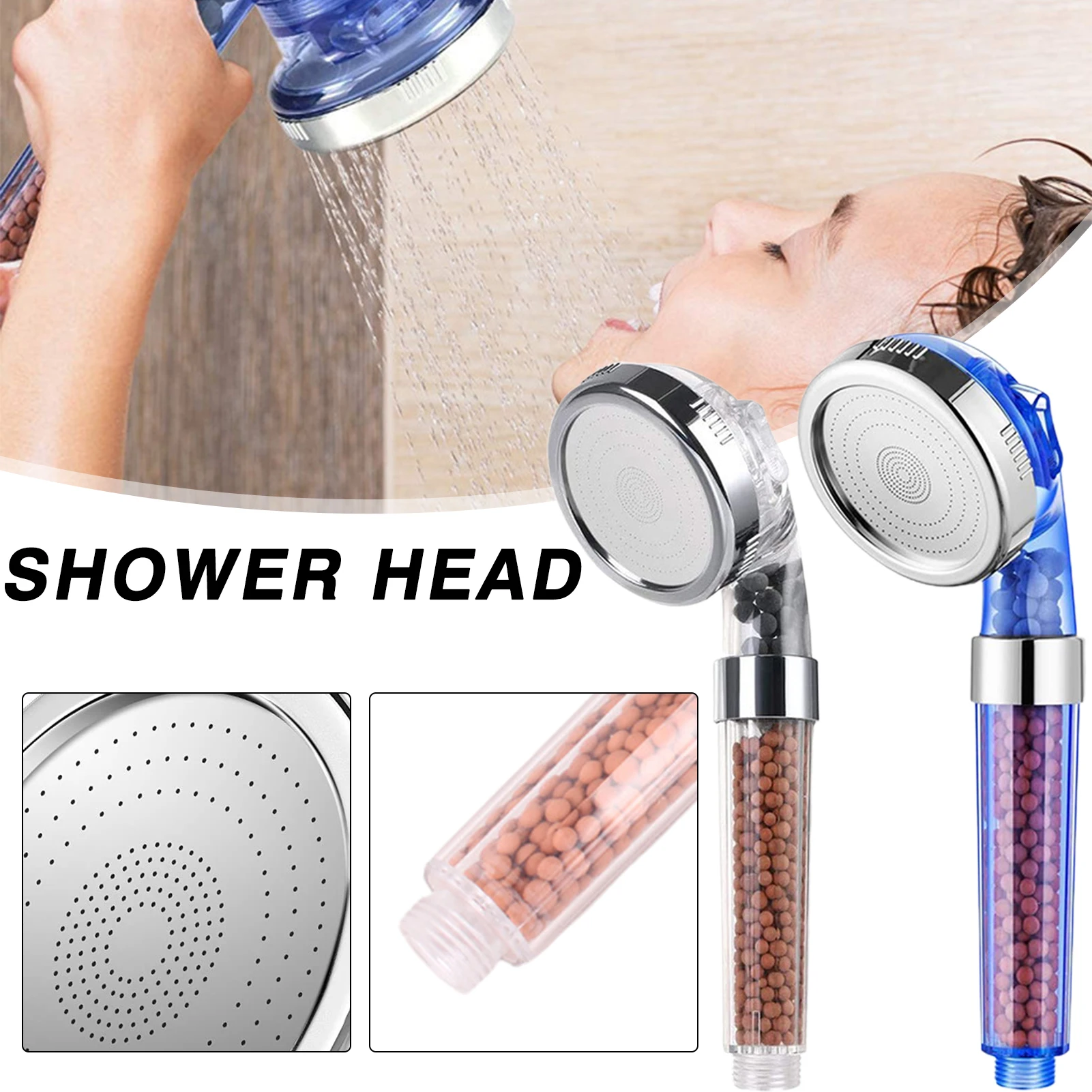 Adjustable Rainfall Shower Head Water Saving High Pressure Negative Ion Filter Watering Can Bathroom Accessories Two Style
Adjustable Rainfall Shower Head Water Saving High Pressure Negative Ion Filter Watering Can Bathroom Accessories Two Style