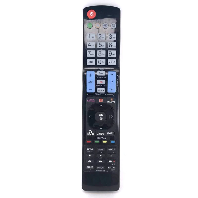 Пульт дистанционного управления для LG LCD LED 3D SMART TV AKB72915188 AKB73755450 AKB73756559 Telecomando Fernbedienung
Пульт дистанционного управления для LG LCD LED 3D SMART TV AKB72915188 AKB73755450 AKB73756559 Telecomando Fernbedienung