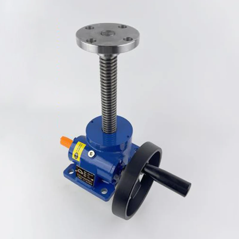 Leading Screw Lift Hand-Cranking Lift Reducer Light and small lifting platform SWL1T/SWK2.5T
Leading Screw Lift Hand-Cranking Lift Reducer Light and small lifting platform SWL1T/SWK2.5T