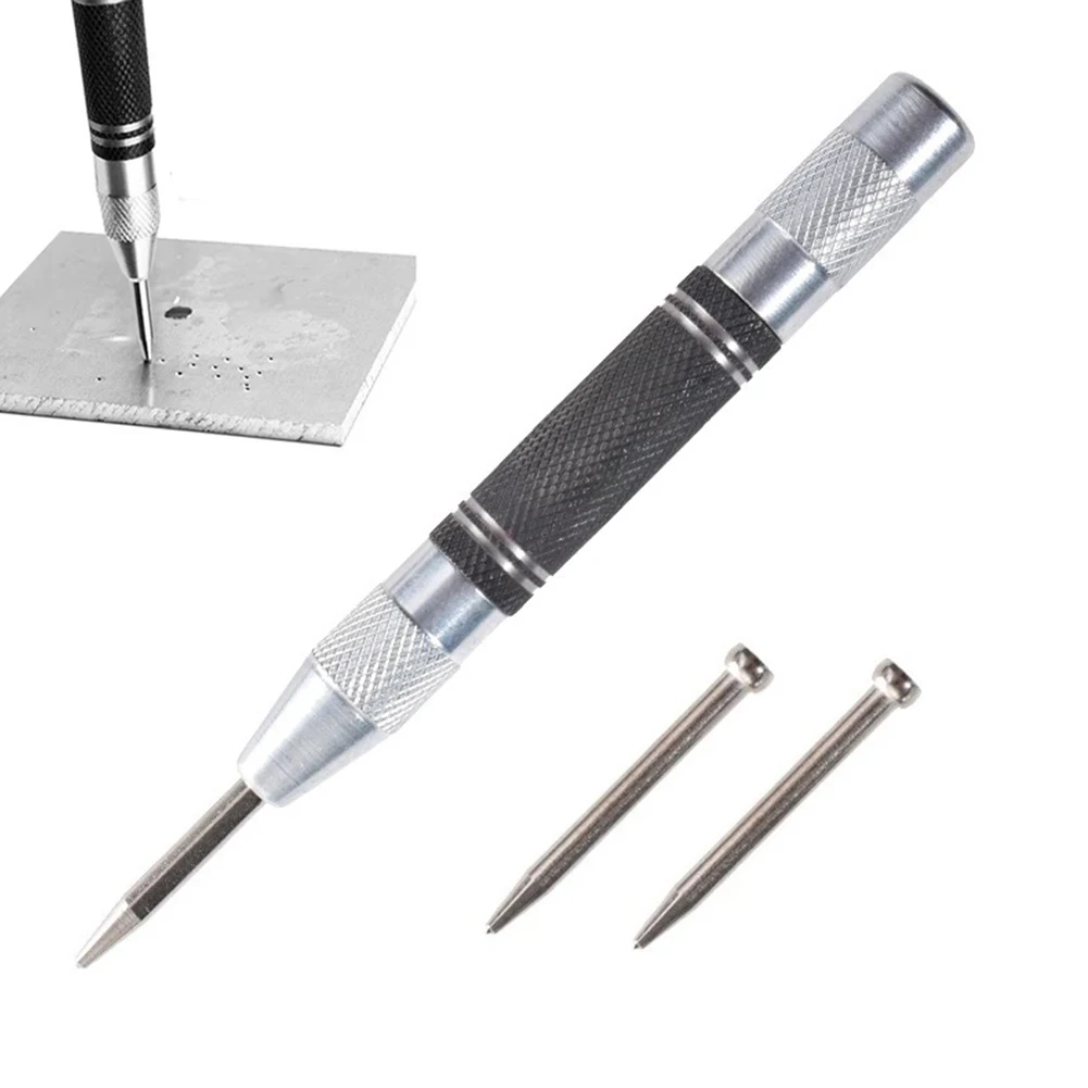 Automatic Centre Punch And Needles Set Adjustable Spring Loaded Metal Drill Tool Marking Starting Hole Tool
Automatic Centre Punch And Needles Set Adjustable Spring Loaded Metal Drill Tool Marking Starting Hole Tool