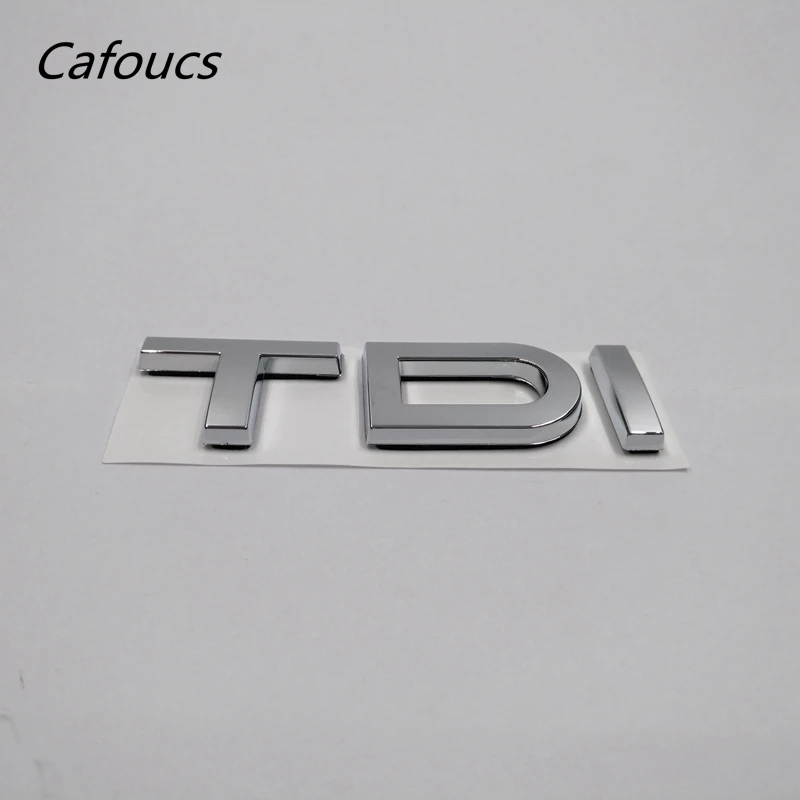 Chrome Silver TDI Letters Logo For Audi A3 A4 A5 A6 A8 Q3 Q5 Q7 TT Auto Rear Badge Emblem Sticker
Chrome Silver TDI Letters Logo For Audi A3 A4 A5 A6 A8 Q3 Q5 Q7 TT Auto Rear Badge Emblem Sticker