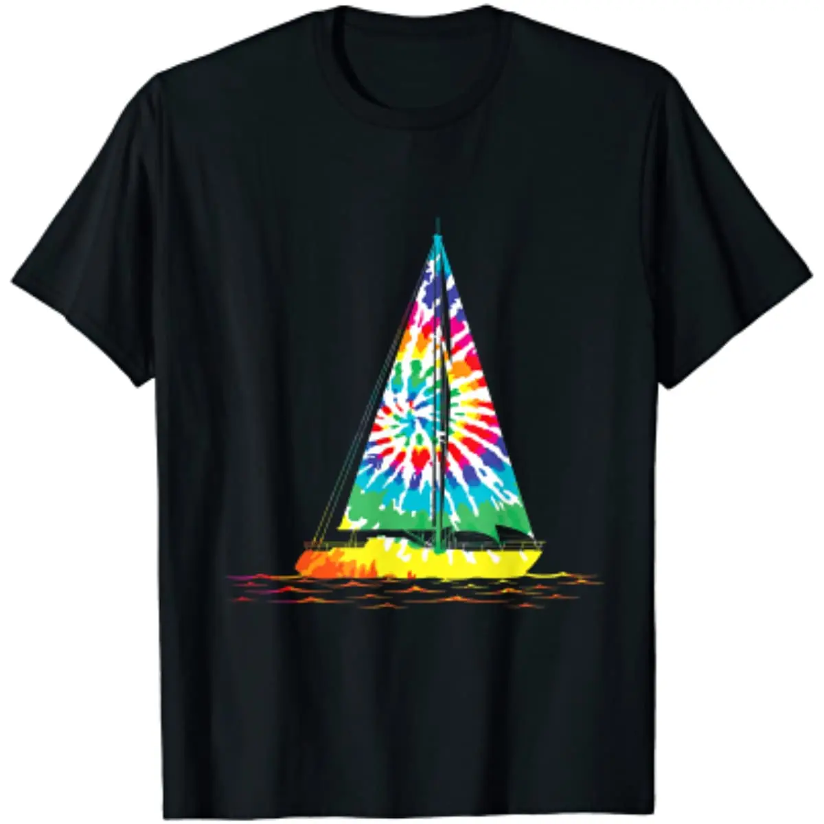 Футболка Мужская/Женская хлопковая с принтом радуги и принтом «парусник»
Футболка Мужская/Женская хлопковая с принтом радуги и принтом «парусник»