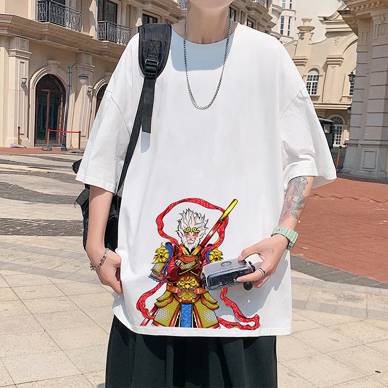 Men's Cotton T-shirts White Mens Oversized T Shirt Summer Casual Wear 5XL Great Sage Equal to Heaven Print Tee Shirts Big Size
Men's Cotton T-shirts White Mens Oversized T Shirt Summer Casual Wear 5XL Great Sage Equal to Heaven Print Tee Shirts Big Size