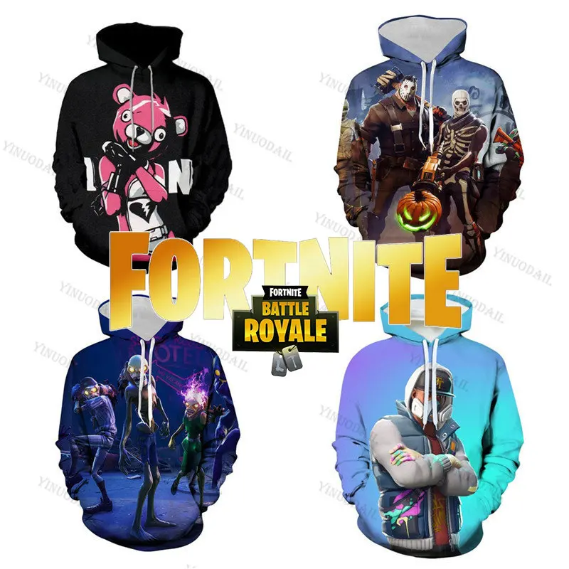 Fortnite Hoodie Sweatshirt 8 To 19 Years Kids Battle Royale Cartoon Tops Teen Men Women Game Hero 3D Printed Boys Girls Clothes
Fortnite Hoodie Sweatshirt 8 To 19 Years Kids Battle Royale Cartoon Tops Teen Men Women Game Hero 3D Printed Boys Girls Clothes