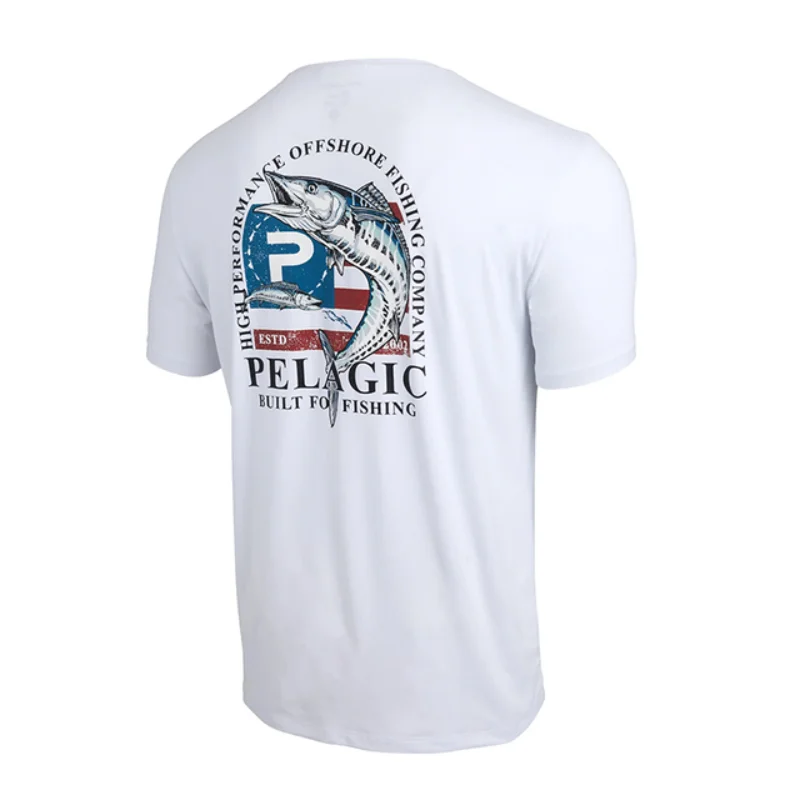 Pelagi Summer Fishing Shirts Short Sleeve UV Protection T-Shirts Camisa De Pesca UPF 50 Hiking Jerseys Quick Dry Fishing Tops
Pelagi Summer Fishing Shirts Short Sleeve UV Protection T-Shirts Camisa De Pesca UPF 50 Hiking Jerseys Quick Dry Fishing Tops