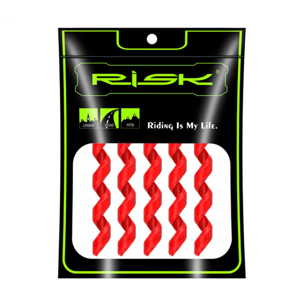 5pcs/bag Bicycle Spiral Soft Silicone Rubber Bike Frame Protection Cable Outer Brake Gear Hose Rub Cycling Accessory 62.5x6.5mm
5pcs/bag Bicycle Spiral Soft Silicone Rubber Bike Frame Protection Cable Outer Brake Gear Hose Rub Cycling Accessory 62.5x6.5mm