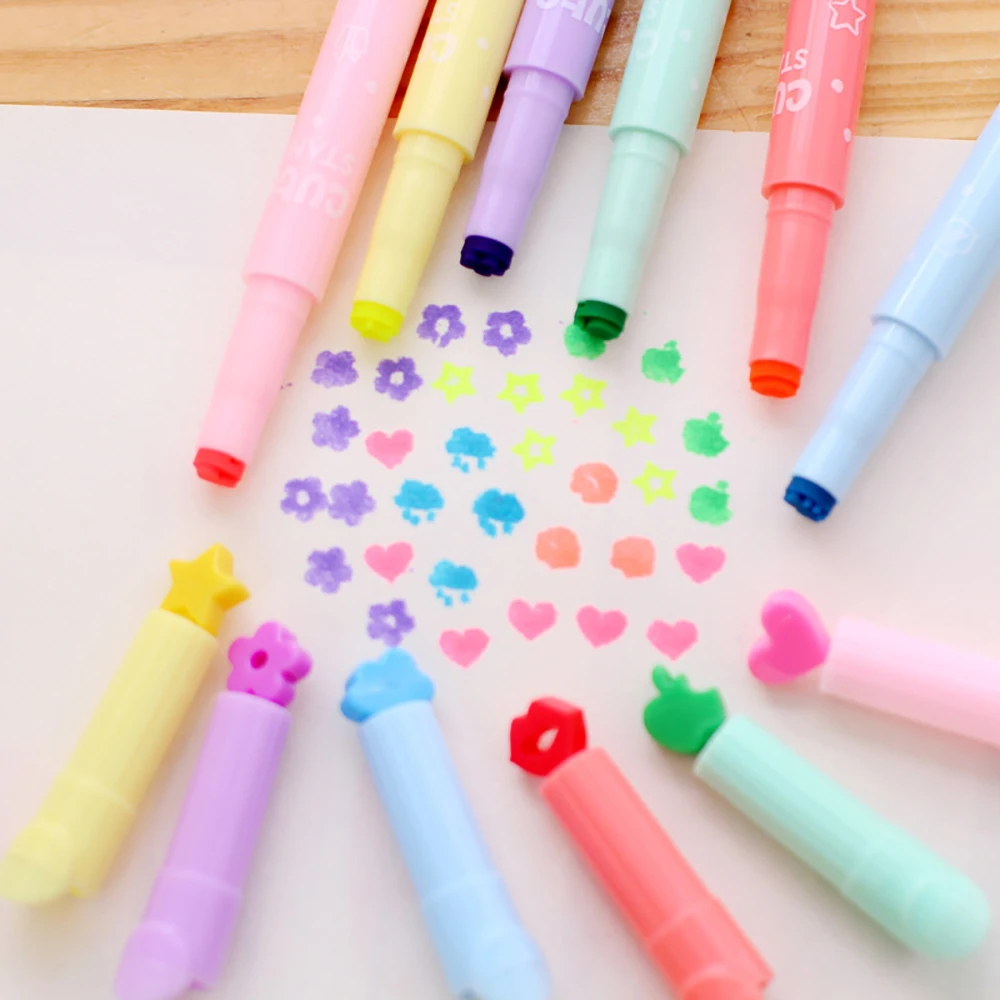 2Pcs Creative Candy Color Highlighter Pastel Marker Dual Tip Fluorescent Pen Art Drawing Doodling Marking School Student Supply
2Pcs Creative Candy Color Highlighter Pastel Marker Dual Tip Fluorescent Pen Art Drawing Doodling Marking School Student Supply