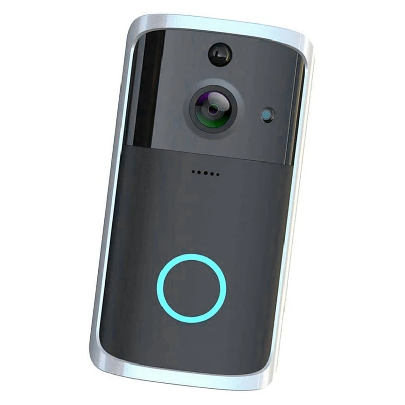 

FHD1080P черный видеодомофон беспроводная камера безопасности