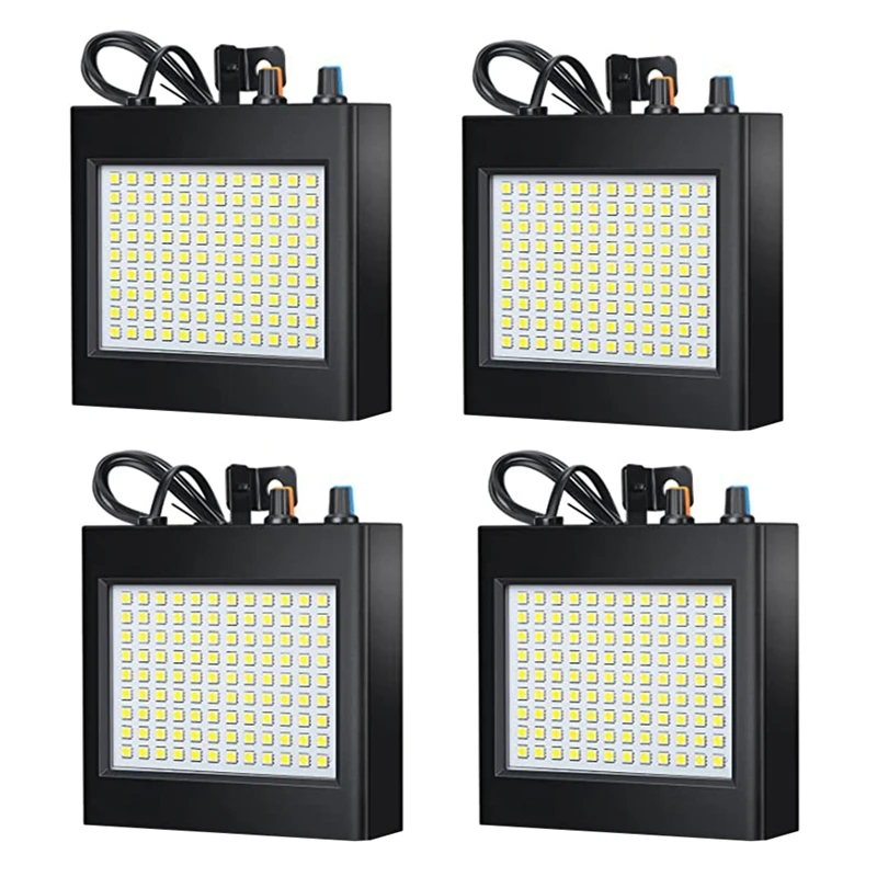 4 Strobe Lights White 108 Bright LED Bulbs Party Lights Dance Hall Flash For Party Room Stage Dance Birthday DJ Bar Show US Plug
4 Strobe Lights White 108 Bright LED Bulbs Party Lights Dance Hall Flash For Party Room Stage Dance Birthday DJ Bar Show US Plug