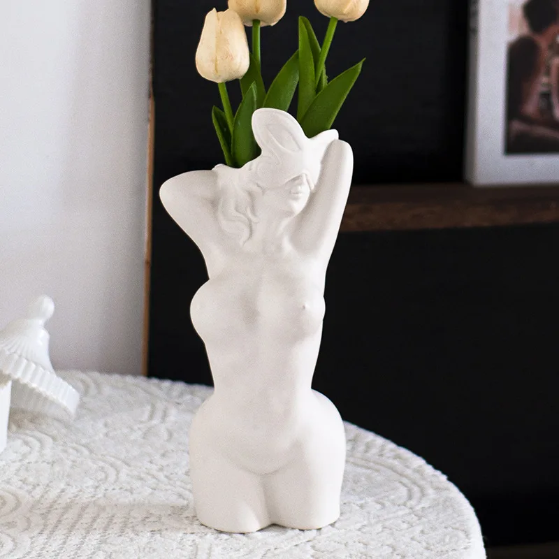 Nordic Ceramic Vase Creative Washbasin Chest Shape Art Vases Male And Female Model Vase For Birthday Gift Home Office Decoration
Nordic Ceramic Vase Creative Washbasin Chest Shape Art Vases Male And Female Model Vase For Birthday Gift Home Office Decoration