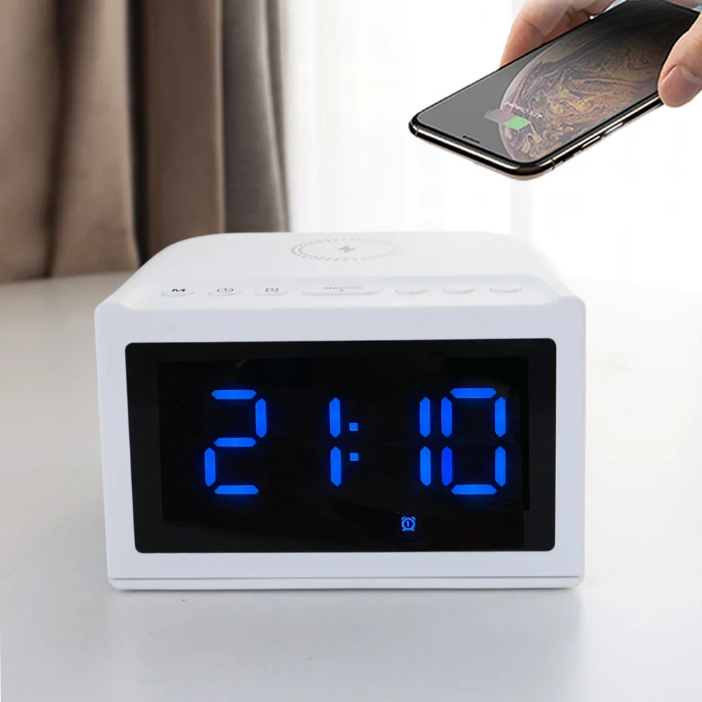 210202208024 Bluetooth speaker Bluetooth Sound wireless charging alarm clock speaker
210202208024 Bluetooth speaker Bluetooth Sound wireless charging alarm clock speaker