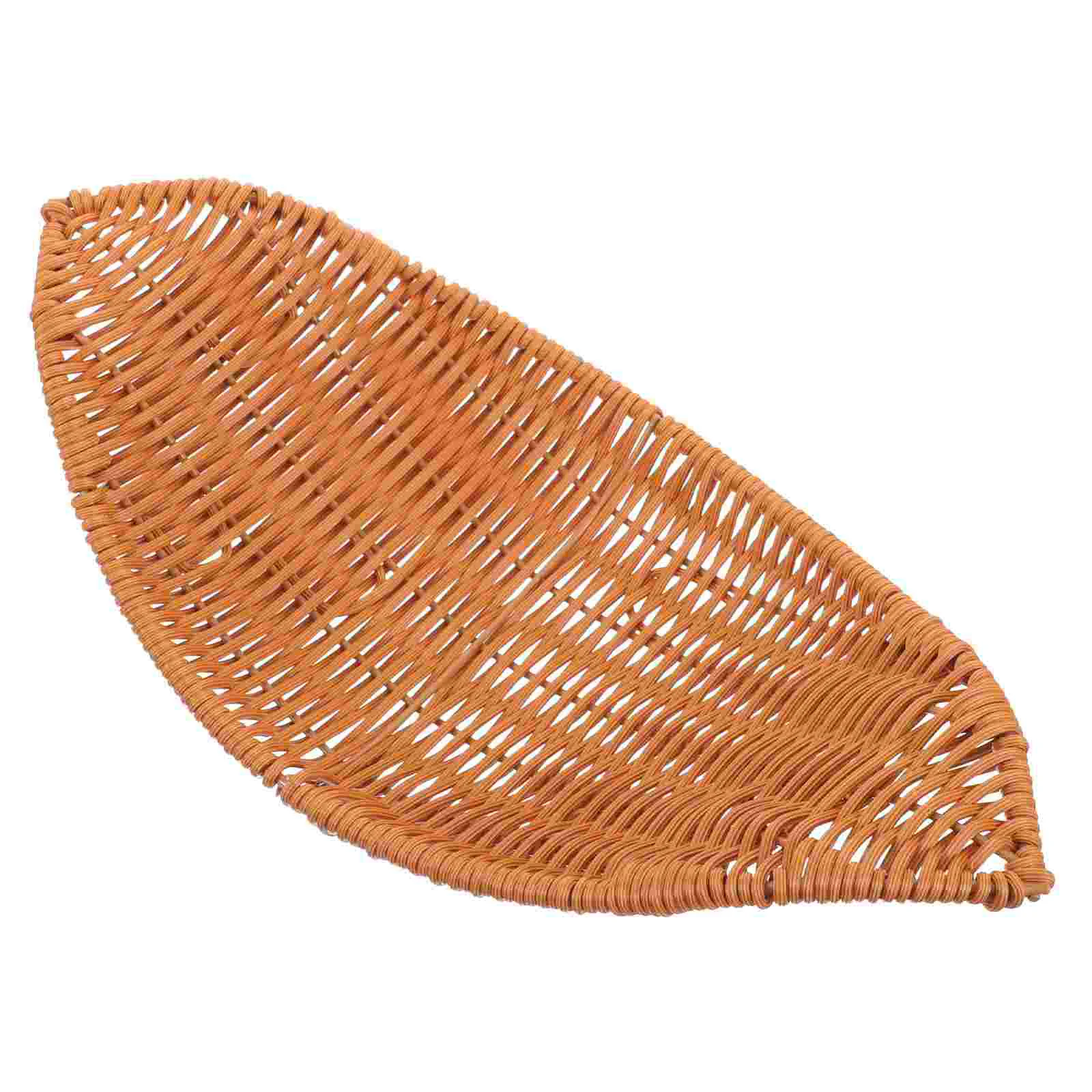 Fruit Basket Sundries Holder Baskets Desktop Woven Storage Box Small Imitation Rattan Decorative Home Supplies
Fruit Basket Sundries Holder Baskets Desktop Woven Storage Box Small Imitation Rattan Decorative Home Supplies