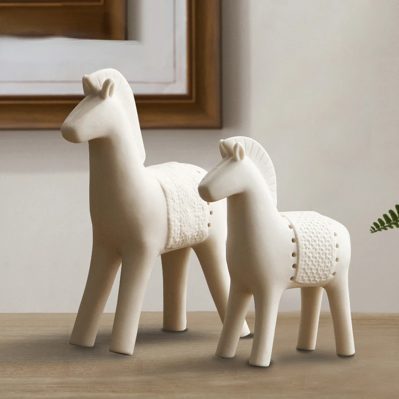 Ceramic Horse Statue Animal Figurine Modern Sculpture Home Decoration Figurines For Interior Office Gift
Ceramic Horse Statue Animal Figurine Modern Sculpture Home Decoration Figurines For Interior Office Gift
