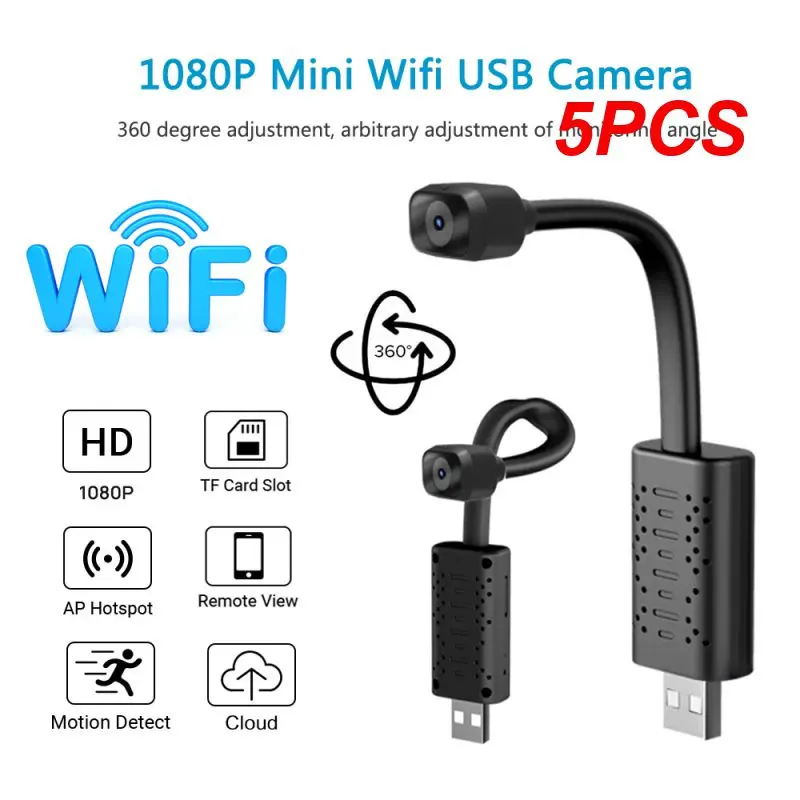 5PCS U22 Hd Portable Motion Detection Camera 1080p Mini Wifi Usb Camera Support 128gtf Card
5PCS U22 Hd Portable Motion Detection Camera 1080p Mini Wifi Usb Camera Support 128gtf Card