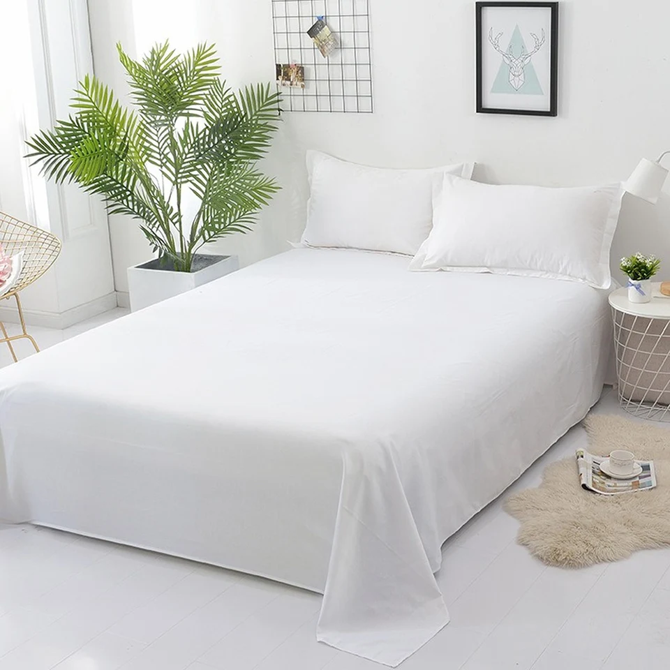 White Bed Sheet Without Pillowcase Bed Lines Cover Home Textile Flat Sheets Combed Cotton For King Queen Size Cleanrance
White Bed Sheet Without Pillowcase Bed Lines Cover Home Textile Flat Sheets Combed Cotton For King Queen Size Cleanrance