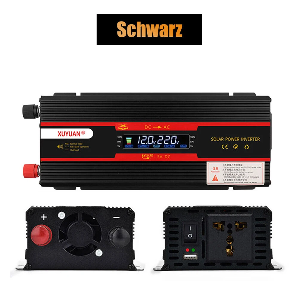 1 Pc 600W Voltage Converter 12/24V To 230V LCD Inverter Dual USB Power Inverter For Household Appliances Accessories
1 Pc 600W Voltage Converter 12/24V To 230V LCD Inverter Dual USB Power Inverter For Household Appliances Accessories