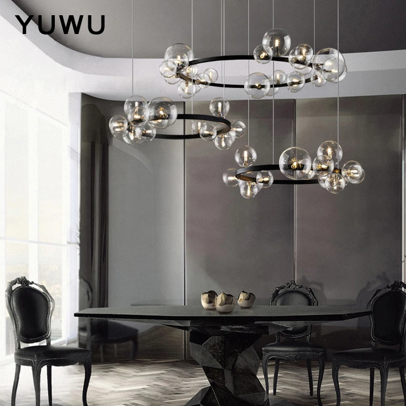 Designer's lamp Nordic ins net red chandelier living room lamp simple modern atmosphere light luxury bubble restaurant lamp
Designer's lamp Nordic ins net red chandelier living room lamp simple modern atmosphere light luxury bubble restaurant lamp