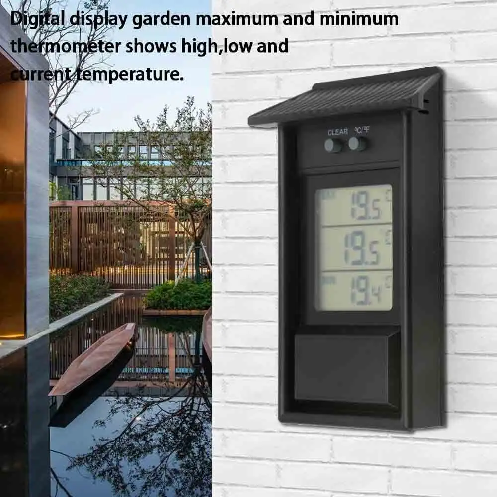 Measurer Thermometer Universal Garden Greenhouse 13 X 8 X 3.2cm 1PCS Digital Thermometer Indoor Max Min Outdoor
Measurer Thermometer Universal Garden Greenhouse 13 X 8 X 3.2cm 1PCS Digital Thermometer Indoor Max Min Outdoor