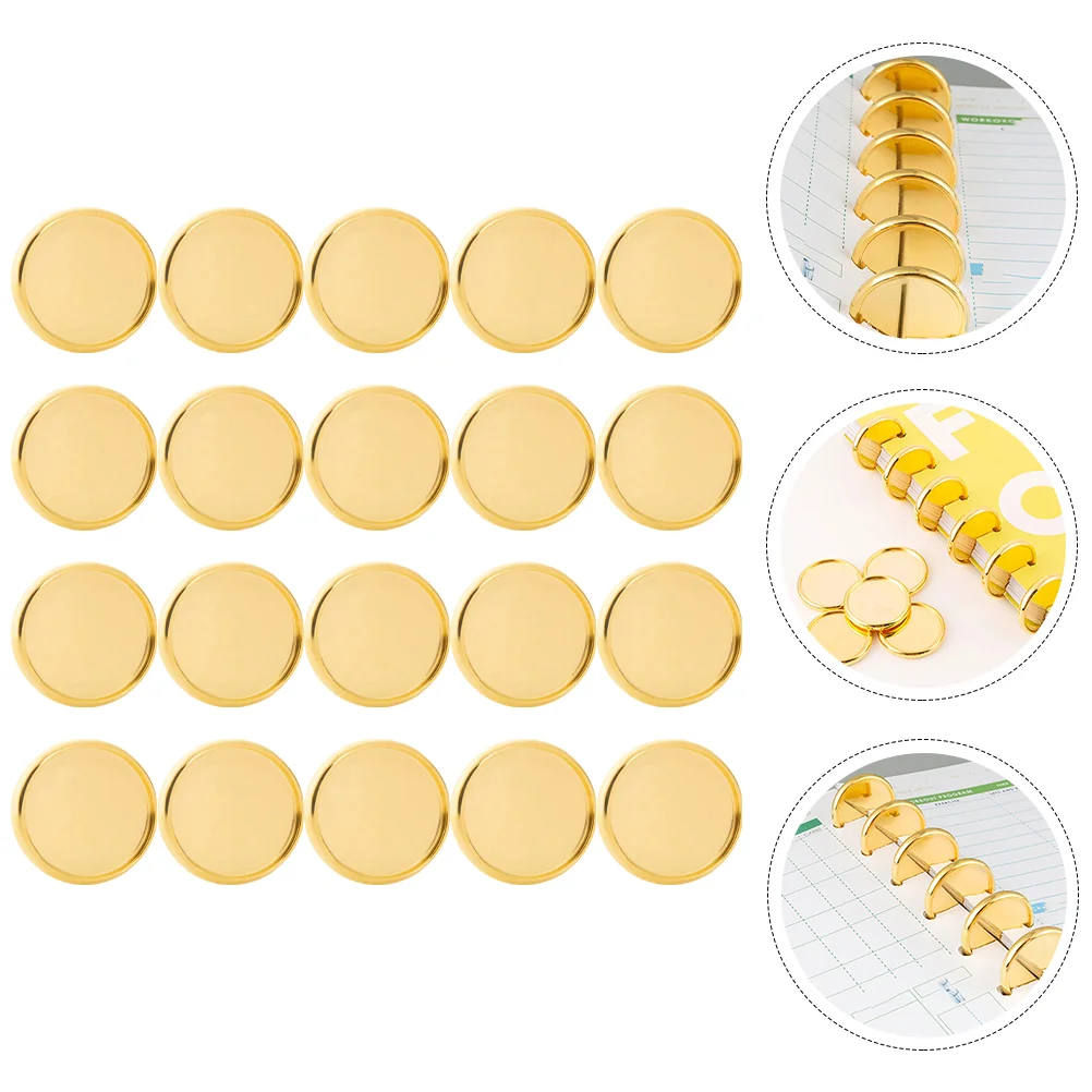 50pcs Binder Disc Mushroom Binding Rings Loose-leaf Binding Tools Multi-use Binding Discs
50pcs Binder Disc Mushroom Binding Rings Loose-leaf Binding Tools Multi-use Binding Discs
