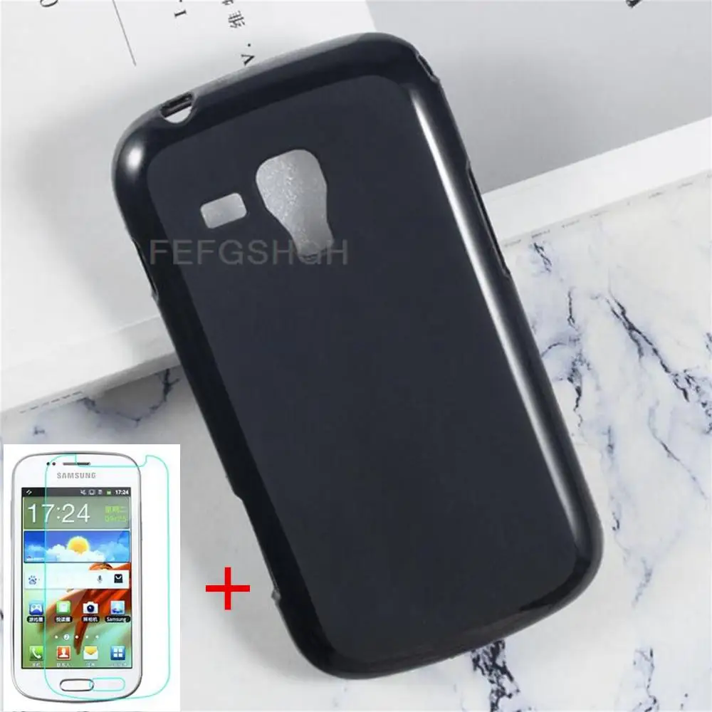 Transparent Phone Case For Samsung S7562 Galaxy S Duos S7560 S7580 Case Silicon Back TPU Cover Tempered Glas Screen Protector
Transparent Phone Case For Samsung S7562 Galaxy S Duos S7560 S7580 Case Silicon Back TPU Cover Tempered Glas Screen Protector