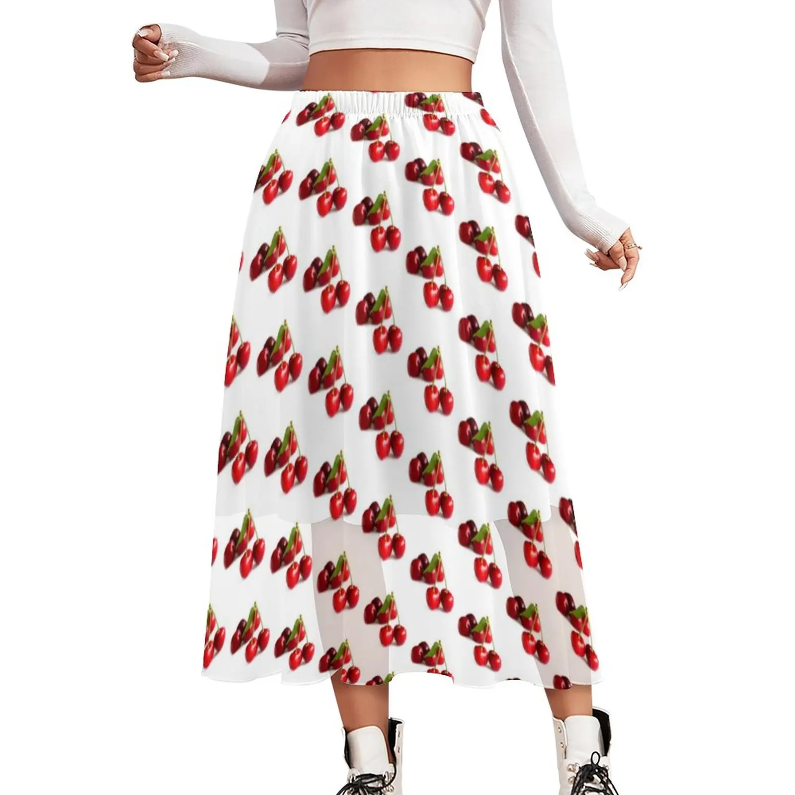 Sweet Cherry Skirt Woman Vegetarian Kawaii Boho Skirts Print High Waist Streetwear Casual Skirt Large Size 3XL 4XL 5XL
Sweet Cherry Skirt Woman Vegetarian Kawaii Boho Skirts Print High Waist Streetwear Casual Skirt Large Size 3XL 4XL 5XL