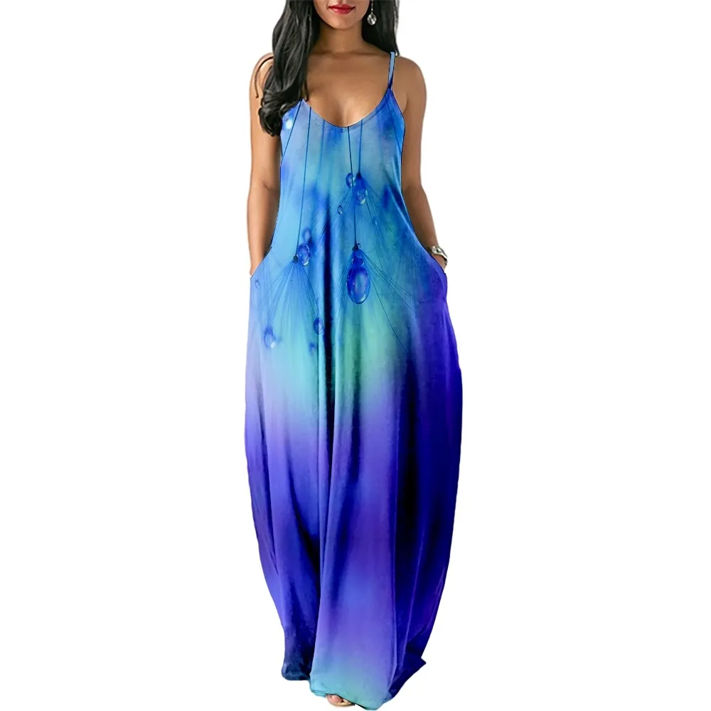Summer Ladies Blue Dress Gradient Dandelion 3d Print Comfortable Fashion Breathable Long Dress Plus Size 6x
Summer Ladies Blue Dress Gradient Dandelion 3d Print Comfortable Fashion Breathable Long Dress Plus Size 6x