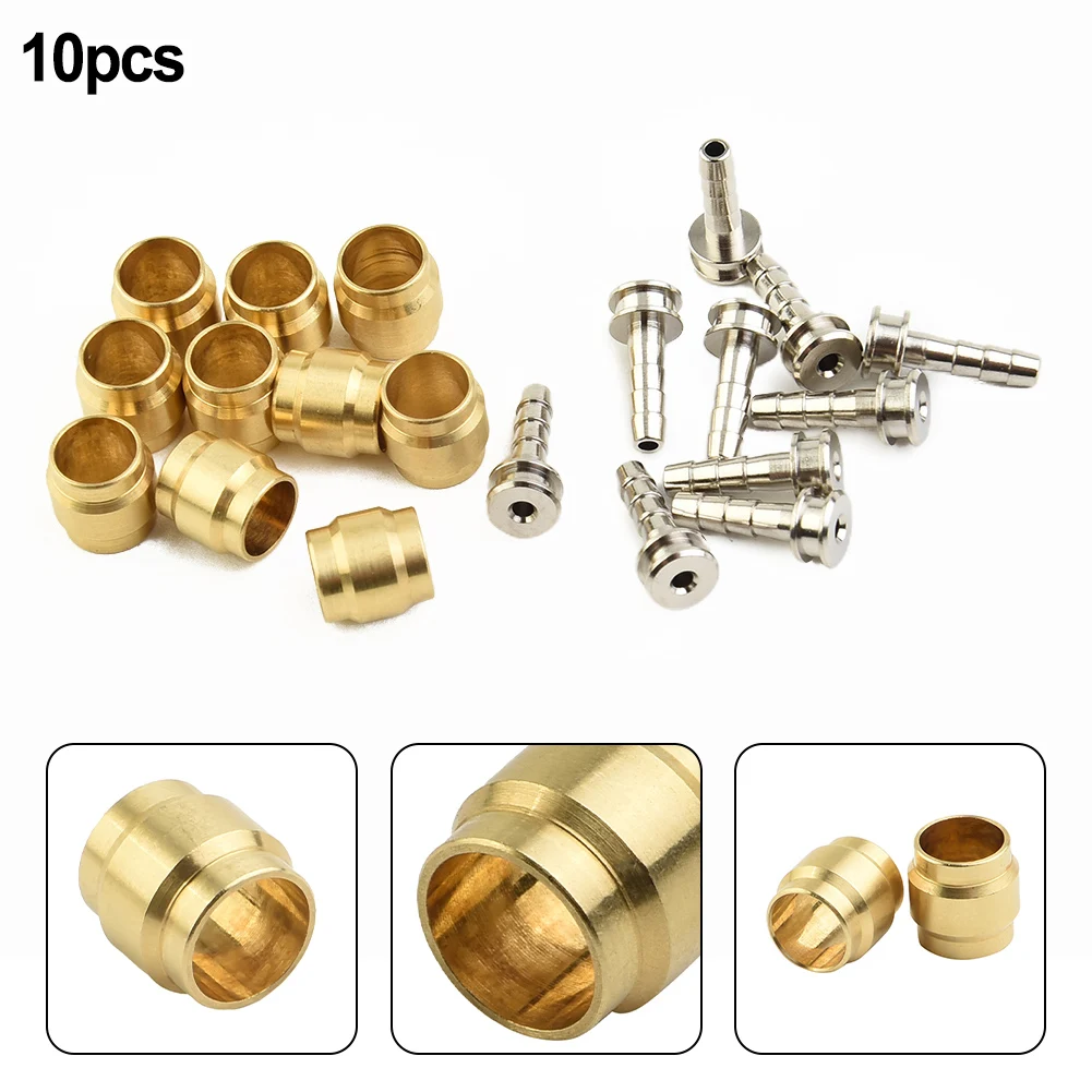 T-head Needle MTB Olive Connector 10 Set Aluminum Alloy Hotsale No Oil Leakage Aluminum Alloy + Stainless Steel
T-head Needle MTB Olive Connector 10 Set Aluminum Alloy Hotsale No Oil Leakage Aluminum Alloy + Stainless Steel