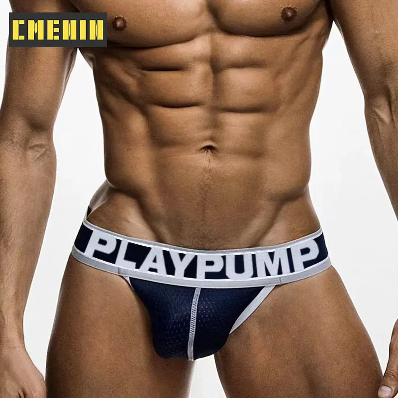 PLAYPUMP Cotton Low Waist Gay Sexy Underwear Man Jockstrap Underpants Fashion Tanga Men's Thong And G String Men Panties Bragas
PLAYPUMP Cotton Low Waist Gay Sexy Underwear Man Jockstrap Underpants Fashion Tanga Men's Thong And G String Men Panties Bragas