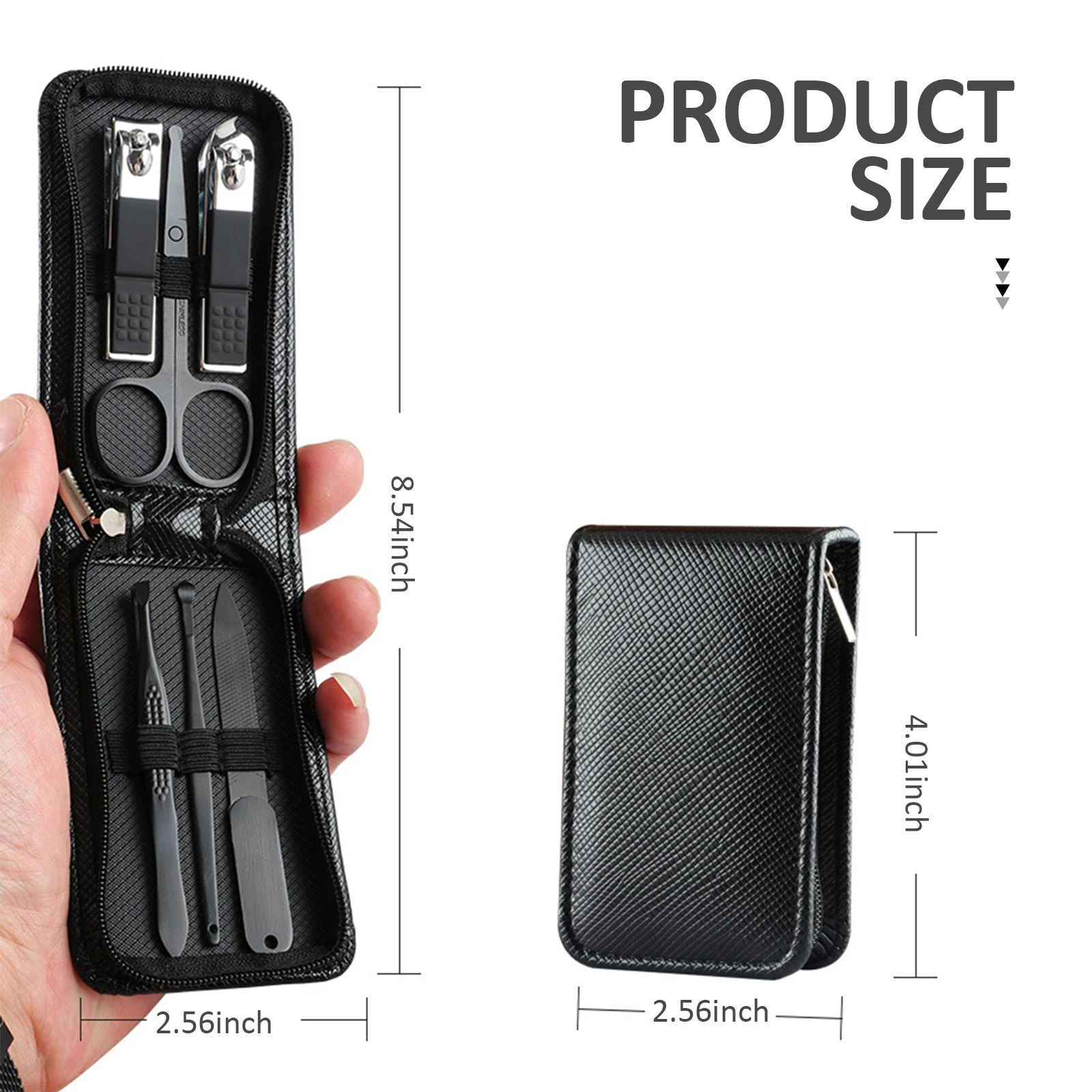 6pcs/set Nail Clippers Set Leather Zipper Bag Fingernail Cutting Manicure Pedicure Nail Scissors Portable Travel Nail Care Tools
6pcs/set Nail Clippers Set Leather Zipper Bag Fingernail Cutting Manicure Pedicure Nail Scissors Portable Travel Nail Care Tools