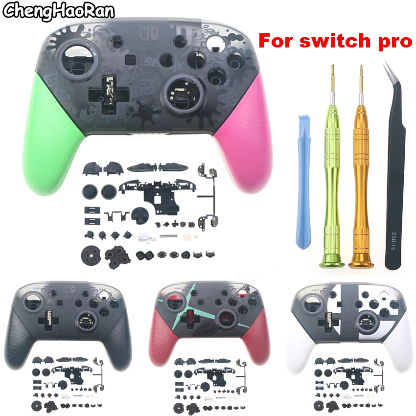 For NS Pro Controller Controller DIY Plastic Housing Shell Case Replacement With Stand Full Set Button W/ Tools For NS Pro
For NS Pro Controller Controller DIY Plastic Housing Shell Case Replacement With Stand Full Set Button W/ Tools For NS Pro