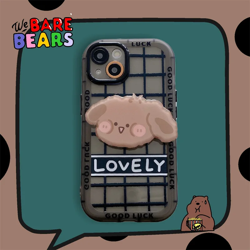 Vintage Checkerboard Dog Bracket Phone Case for IPhone11 12 13 Pro Max Mini X XR Cover Transparent Phone Case Protective Shell
Vintage Checkerboard Dog Bracket Phone Case for IPhone11 12 13 Pro Max Mini X XR Cover Transparent Phone Case Protective Shell