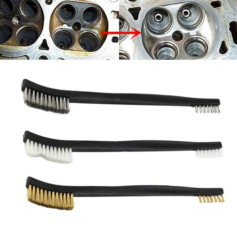 1pc Double Head Wire Brush Steel Brass Nylon Cleaning Brushes Rust Polishing Metal Brushes Hand Tools
1pc Double Head Wire Brush Steel Brass Nylon Cleaning Brushes Rust Polishing Metal Brushes Hand Tools