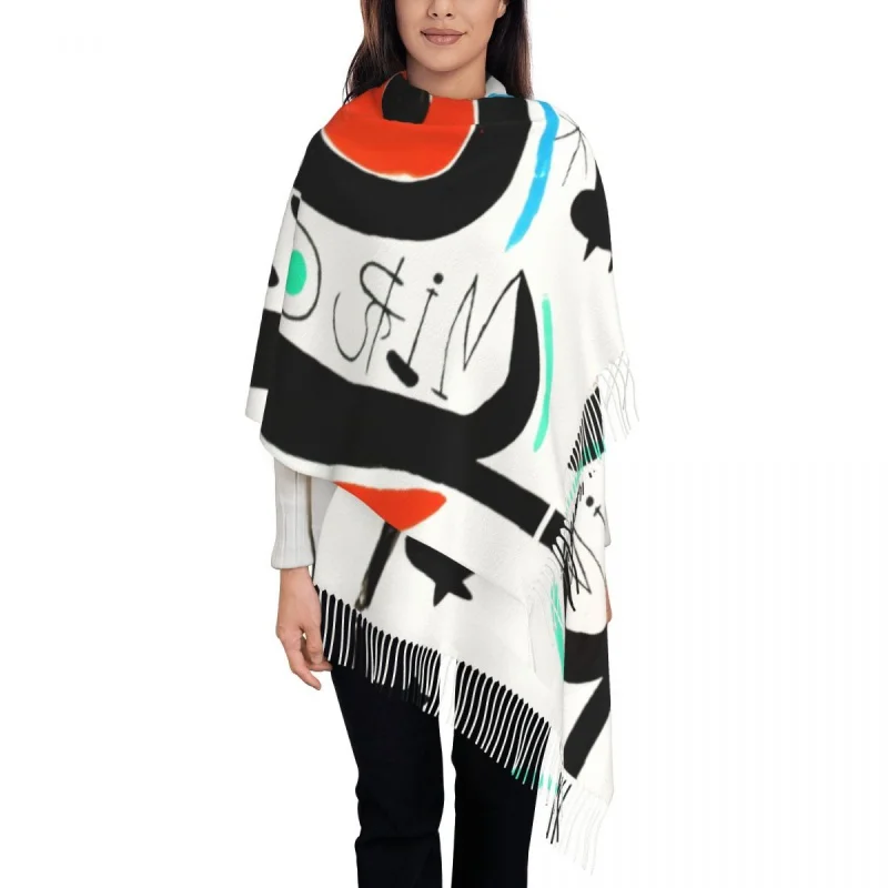 Joan Miro Abstract Art Scarf Wrap for Women Long Winter Fall Warm Tassel Shawl Unisex Surrealism Scarves
Joan Miro Abstract Art Scarf Wrap for Women Long Winter Fall Warm Tassel Shawl Unisex Surrealism Scarves