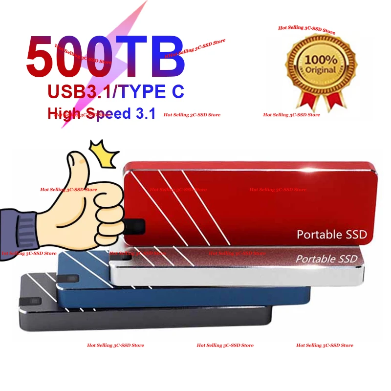100% Original Portable SSD Type-C/USB3.1 External Mobile Solid State Drive High Speed 4TB 8TB 16TB Hard Drive Laptop Hard Drive
100% Original Portable SSD Type-C/USB3.1 External Mobile Solid State Drive High Speed 4TB 8TB 16TB Hard Drive Laptop Hard Drive