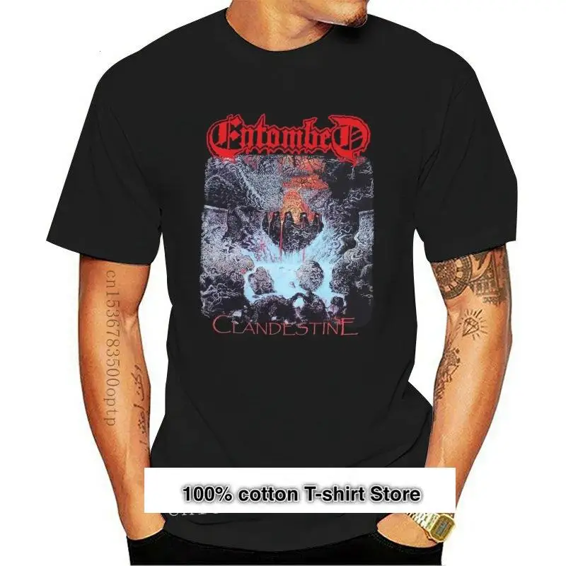 Ropa de hombre Entombed, camiseta negra de lanzador de perno de Death, nihilista desatado, #3991
Ropa de hombre Entombed, camiseta negra de lanzador de perno de Death, nihilista desatado, #3991
