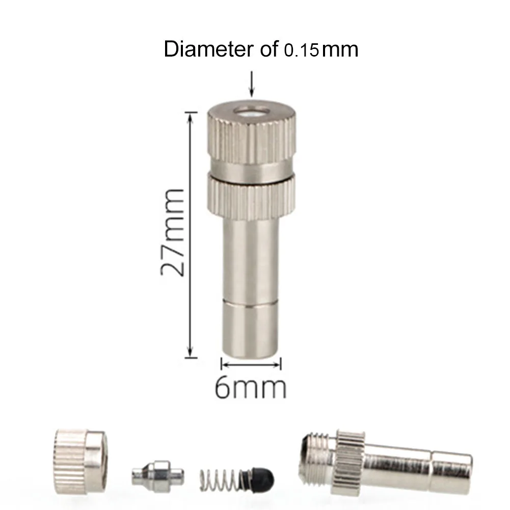 New Spray Nozzle Watering Equipment 0.5mm 0.6mm 0.7mm 0.8mm Conservatories Easy Installation For Home Gardens Lawns
New Spray Nozzle Watering Equipment 0.5mm 0.6mm 0.7mm 0.8mm Conservatories Easy Installation For Home Gardens Lawns