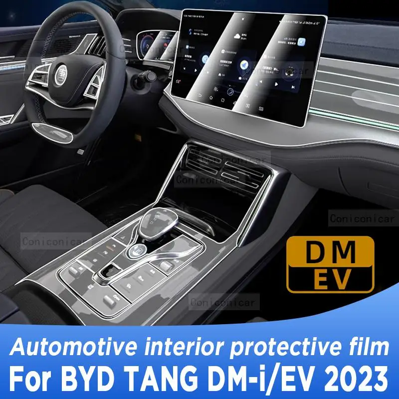 For BYD TANG DM-i/EV 2023 Gearbox Panel Navigation Screen Automotive Interior TPU Protective Film Cover Anti-Scratch Sticker
For BYD TANG DM-i/EV 2023 Gearbox Panel Navigation Screen Automotive Interior TPU Protective Film Cover Anti-Scratch Sticker