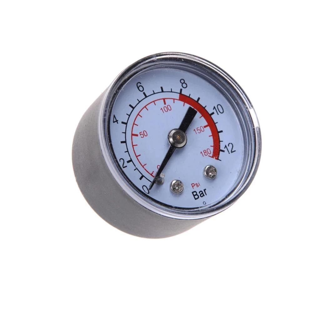 Air Compressor Pneumatic Hydraulic Iron Shell Bar Pressure Gauge Barometer Double Scale Manometer 0-12Bar 0-180PSI Measuring Too
Air Compressor Pneumatic Hydraulic Iron Shell Bar Pressure Gauge Barometer Double Scale Manometer 0-12Bar 0-180PSI Measuring Too